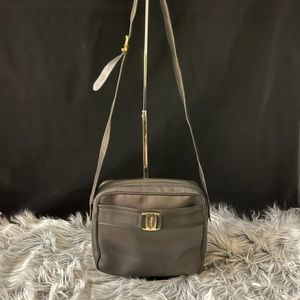 Authentic Ferragamo leather shoulder bag.
